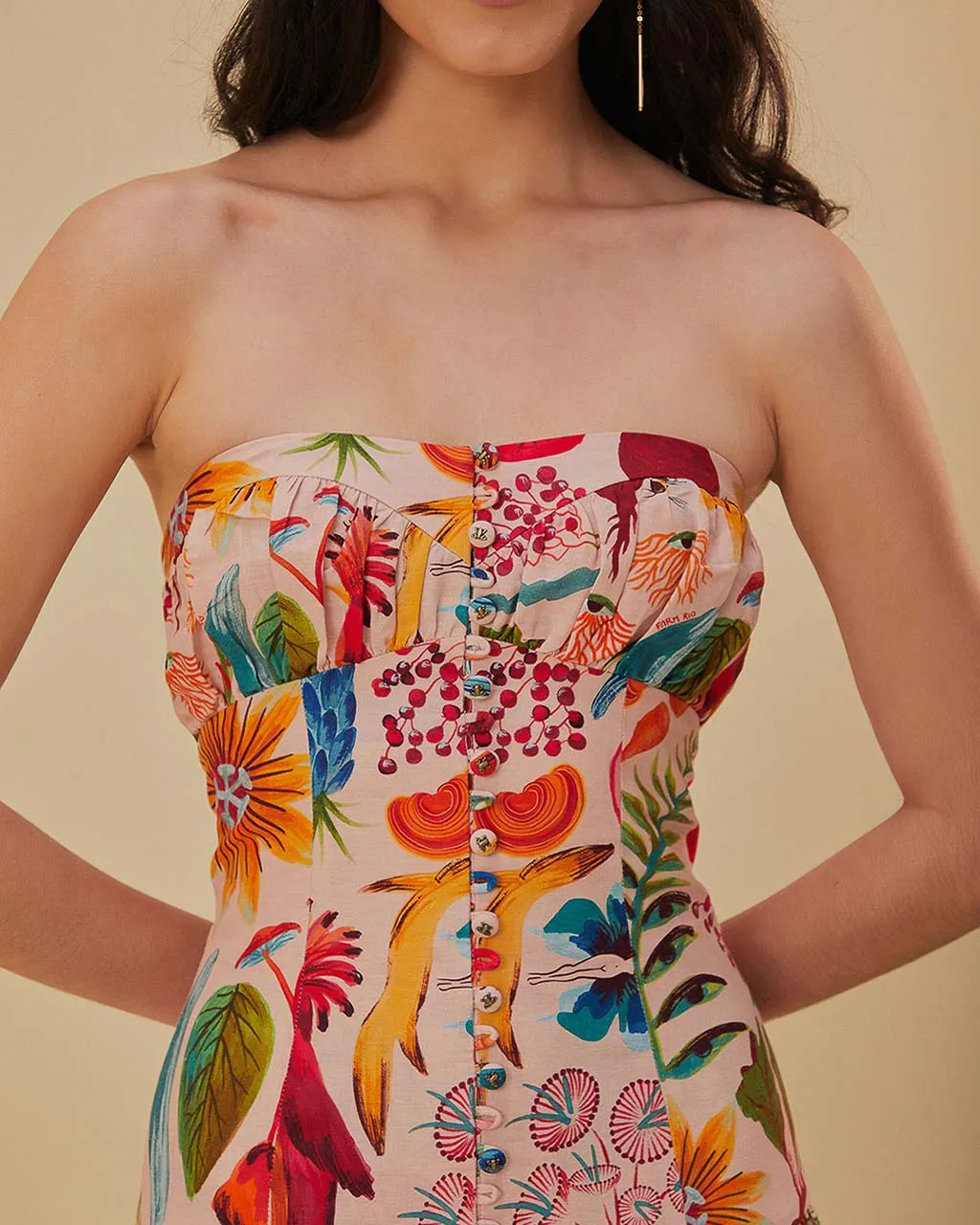 Bright Farm Strapless Maxi Dress sold by ban.do product image thumbnail 3