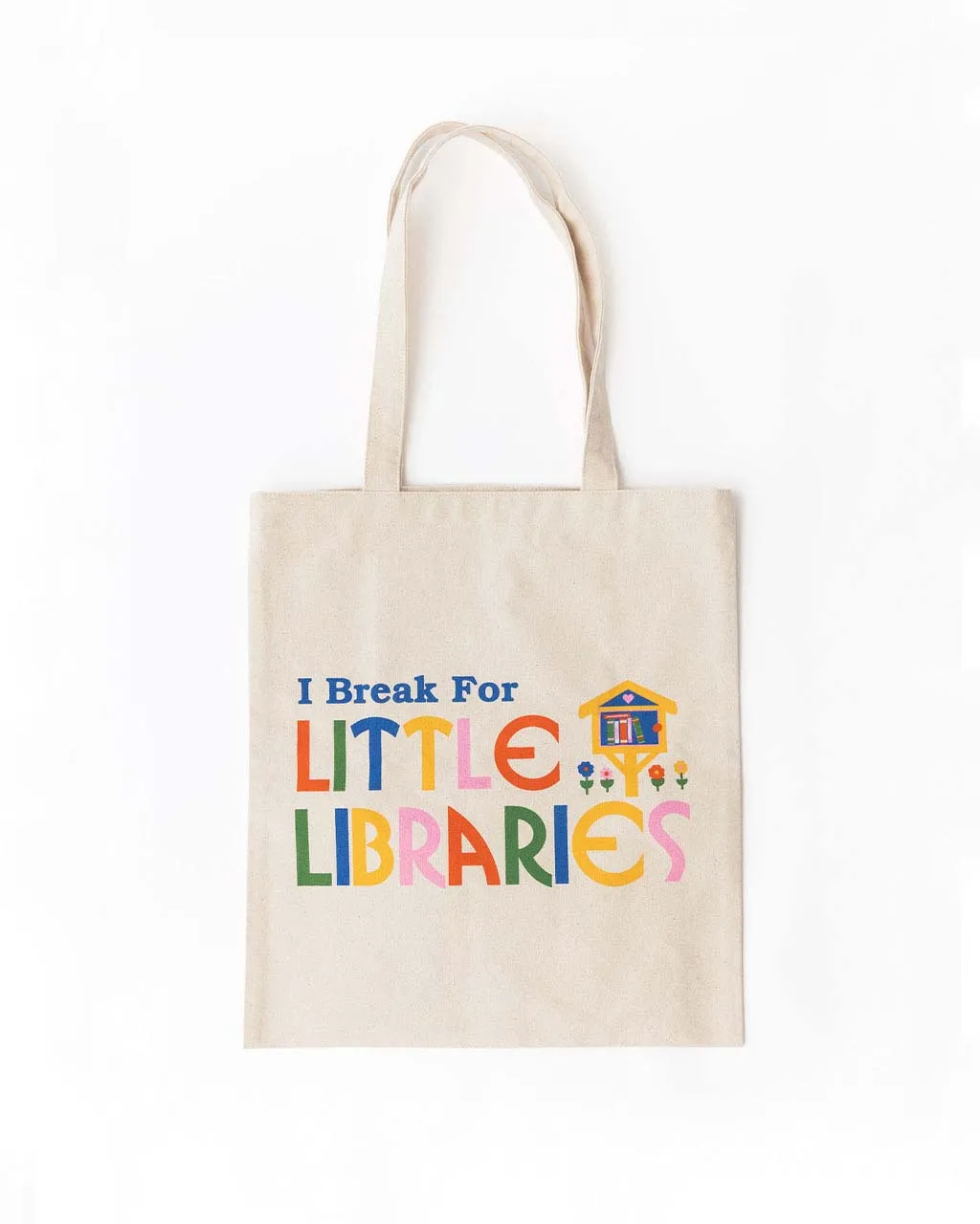 Canvas Tote Bag - I 'Break' For Little Libraries sold by ban.do product image thumbnail 4