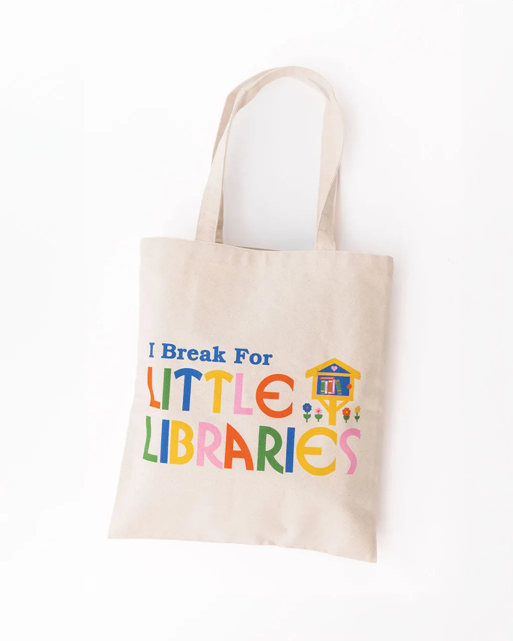 Canvas Tote Bag - I 'Break' For Little Libraries sold by ban.do product image thumbnail 3