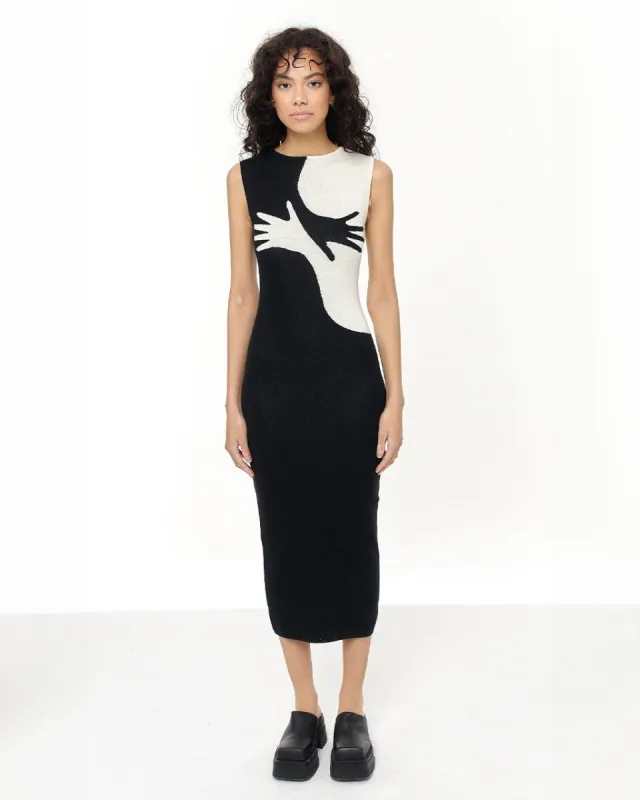 Hansey Knit Midi Dress sold by ban.do