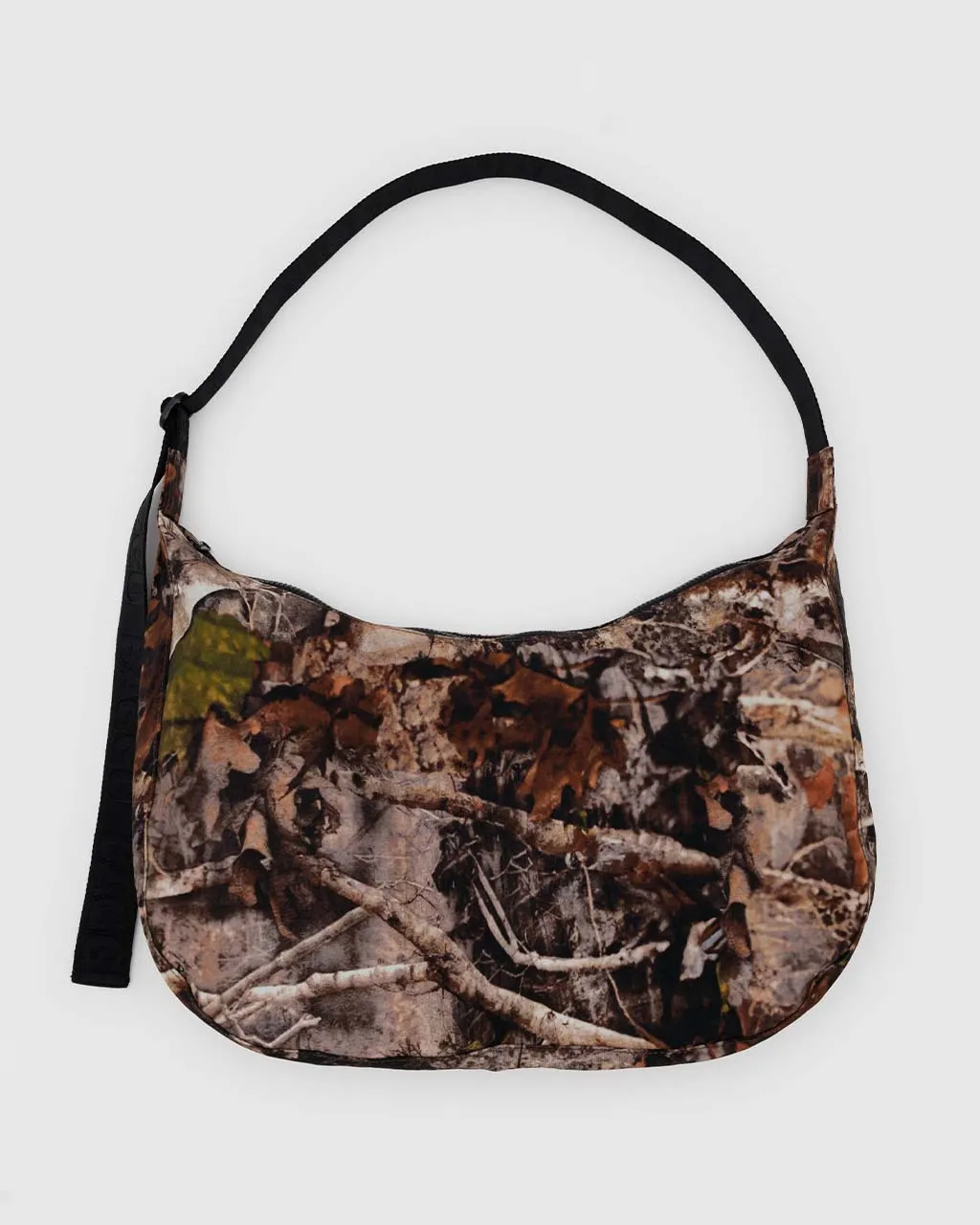 Large Nylon Crescent Bag - Photo Forest sold by ban.do