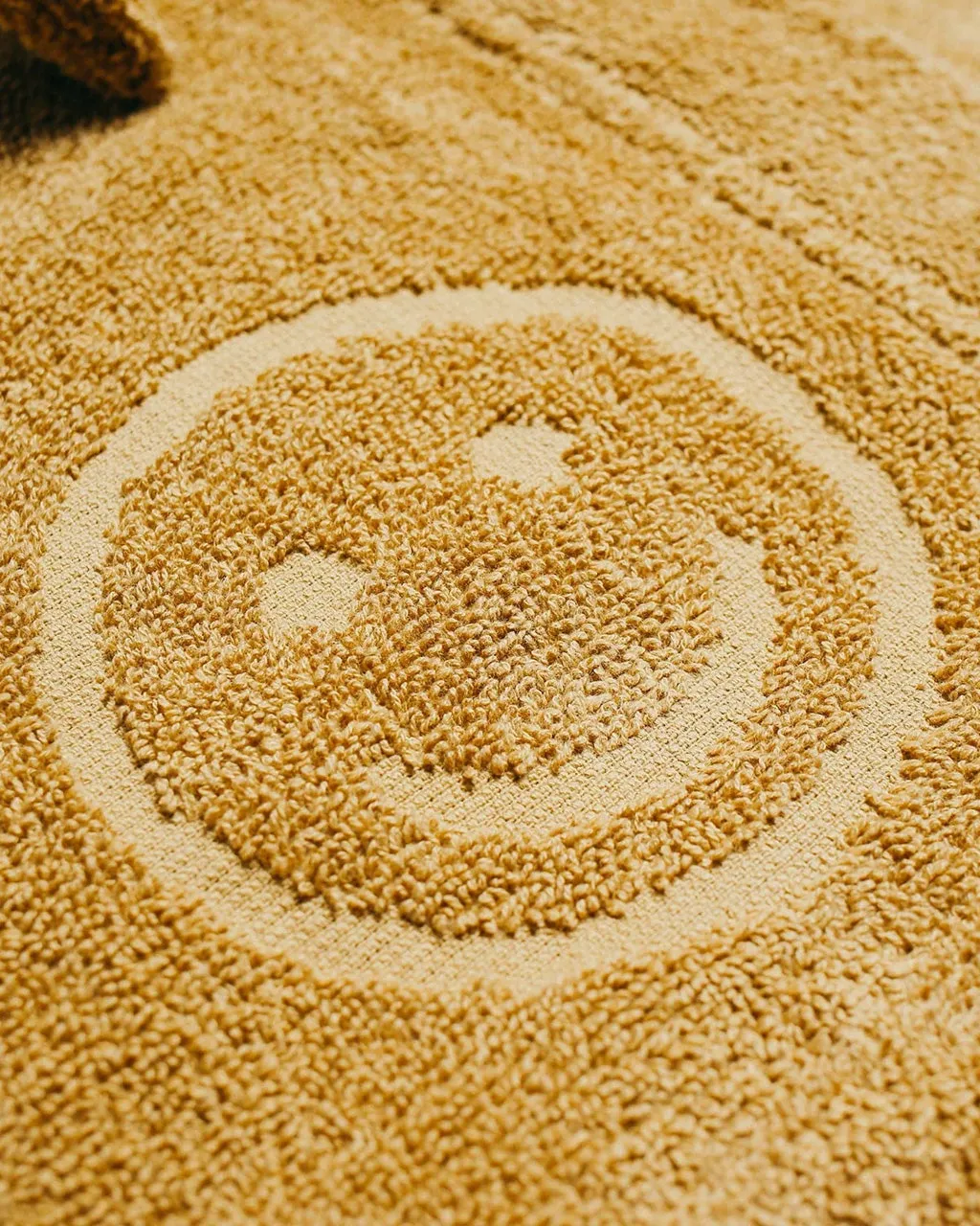 Poolside Smiley Terry Bathrobe - Dijon sold by ban.do product image thumbnail 4