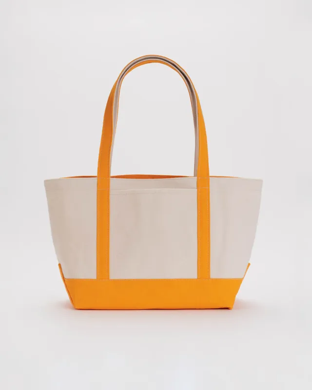 Medium Heavyweight Canvas Tote - Tangerine sold by ban.do