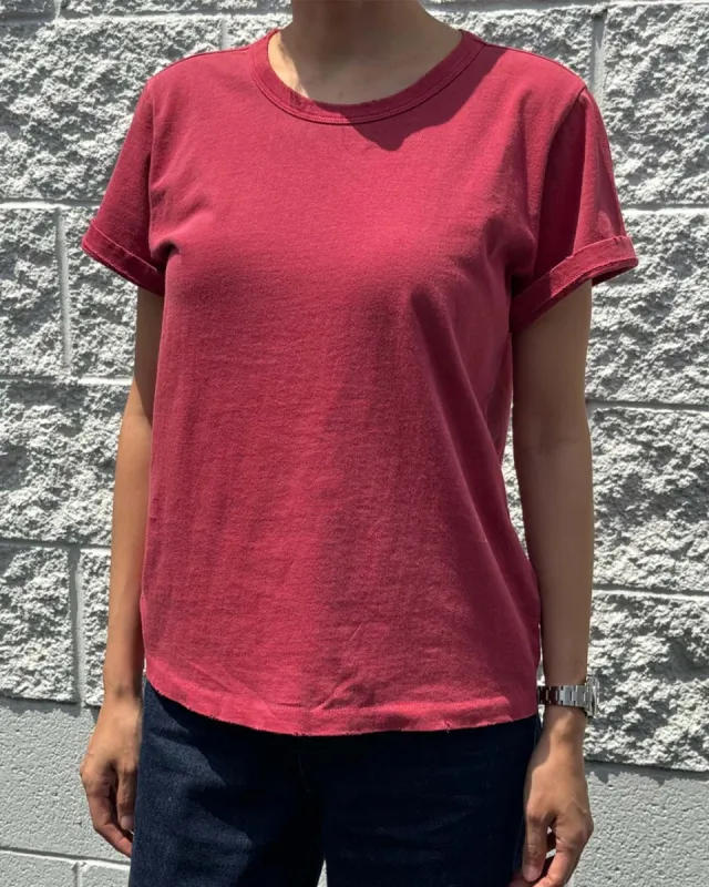 Organic Vintage Boy Tee - Crayon Red sold by ban.do