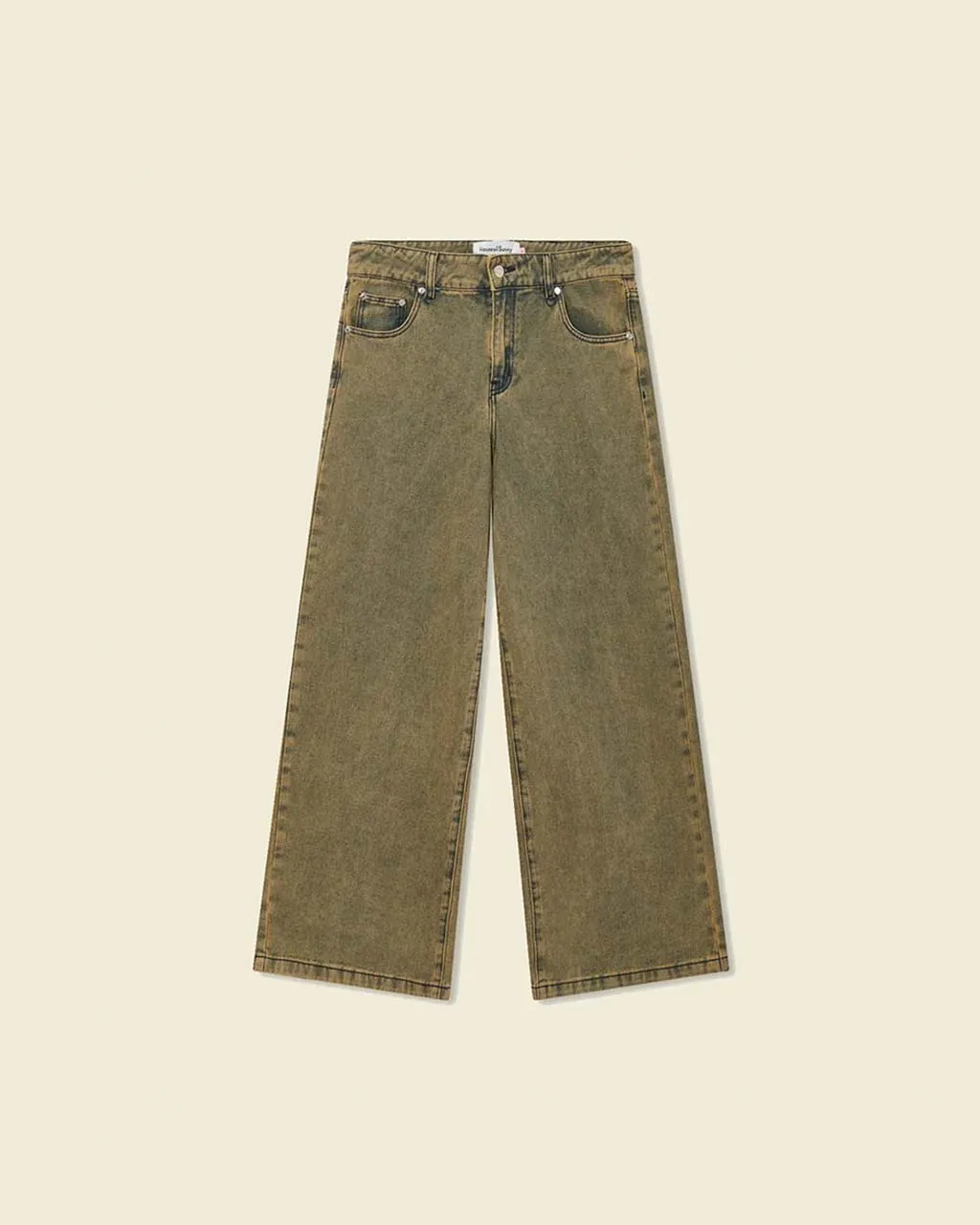 Sandblast Wide Leg Denim Pants sold by ban.do product image thumbnail 3