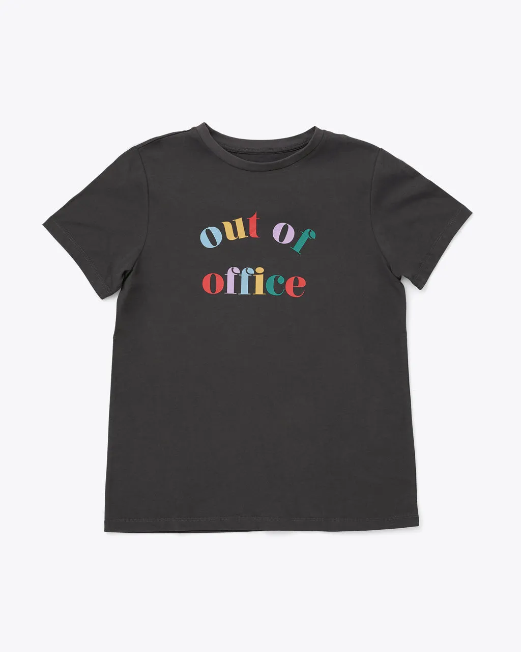 Out of Office Tee - Vintage Black sold by ban.do