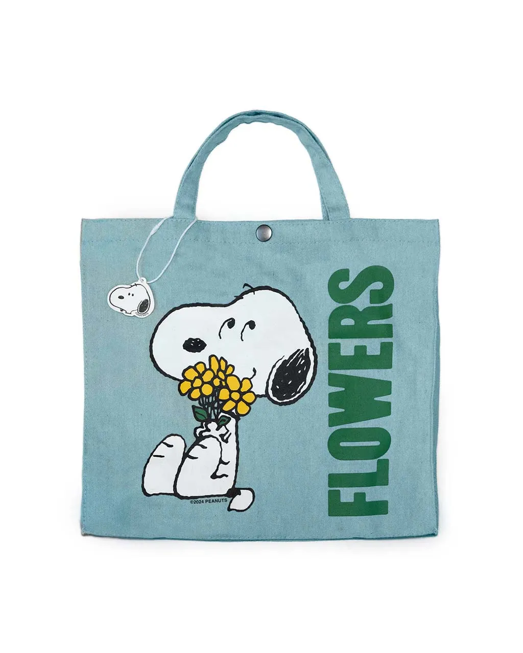 Snoopy Flower Market Tote Bag sold by ban.do
