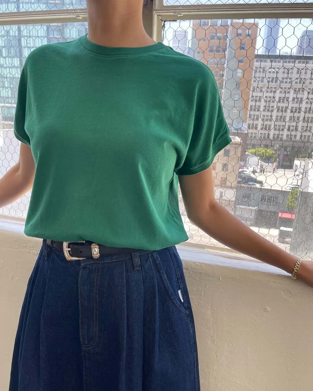 Ease Tee - Deep Green sold by ban.do product image thumbnail 2