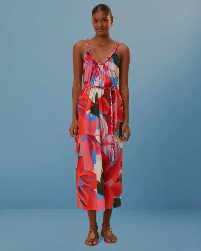Watercolor Floral Sleeveless Cover Up sold by ban.do