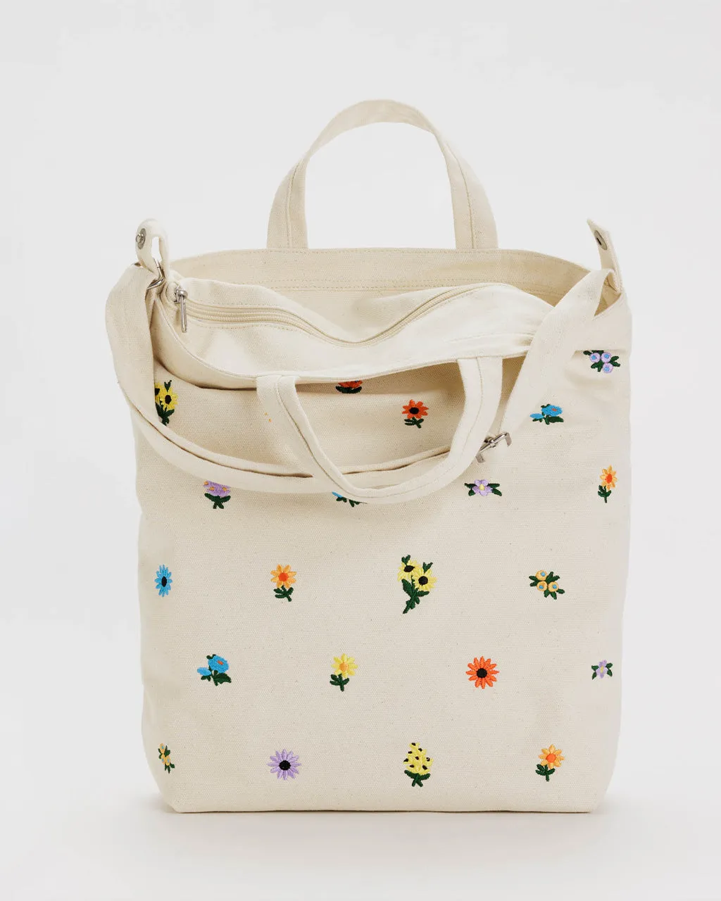 Zip Duck Bag - Embroidered Ditsy Floral sold by ban.do product image thumbnail 2