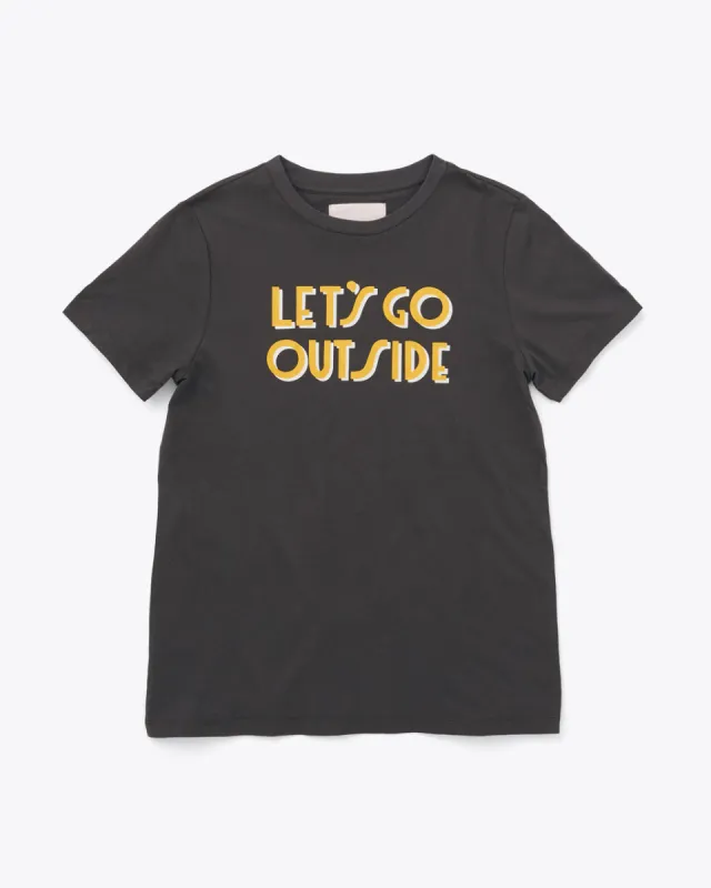 Let's Go Outside Tee sold by ban.do