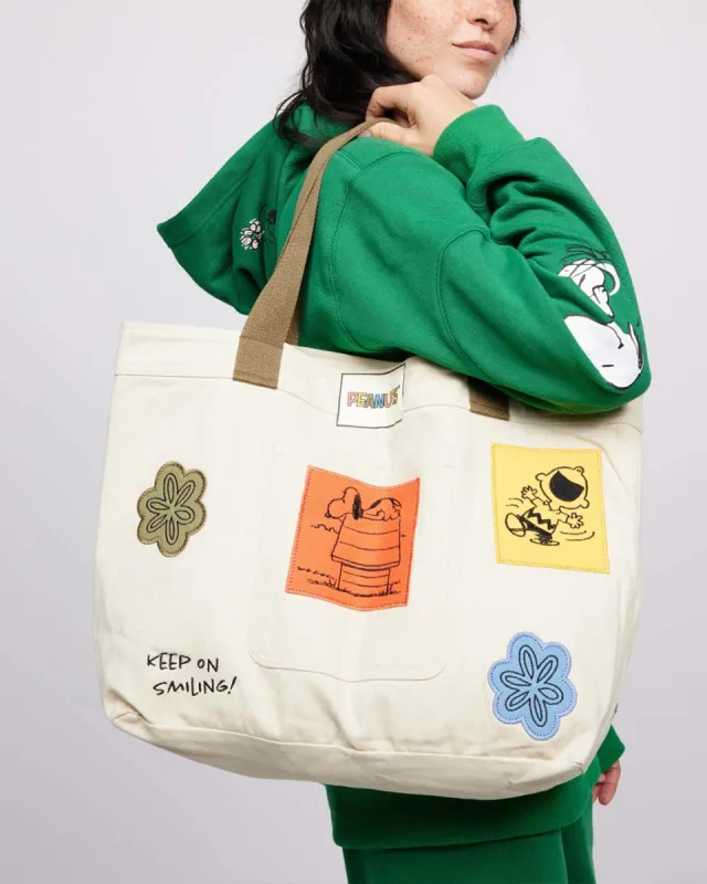 Snoopy And Woodstock Tote Bag sold by ban.do
