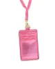 Keep It Close Card Case With Lanyard - Metallic Pink sold by ban.do