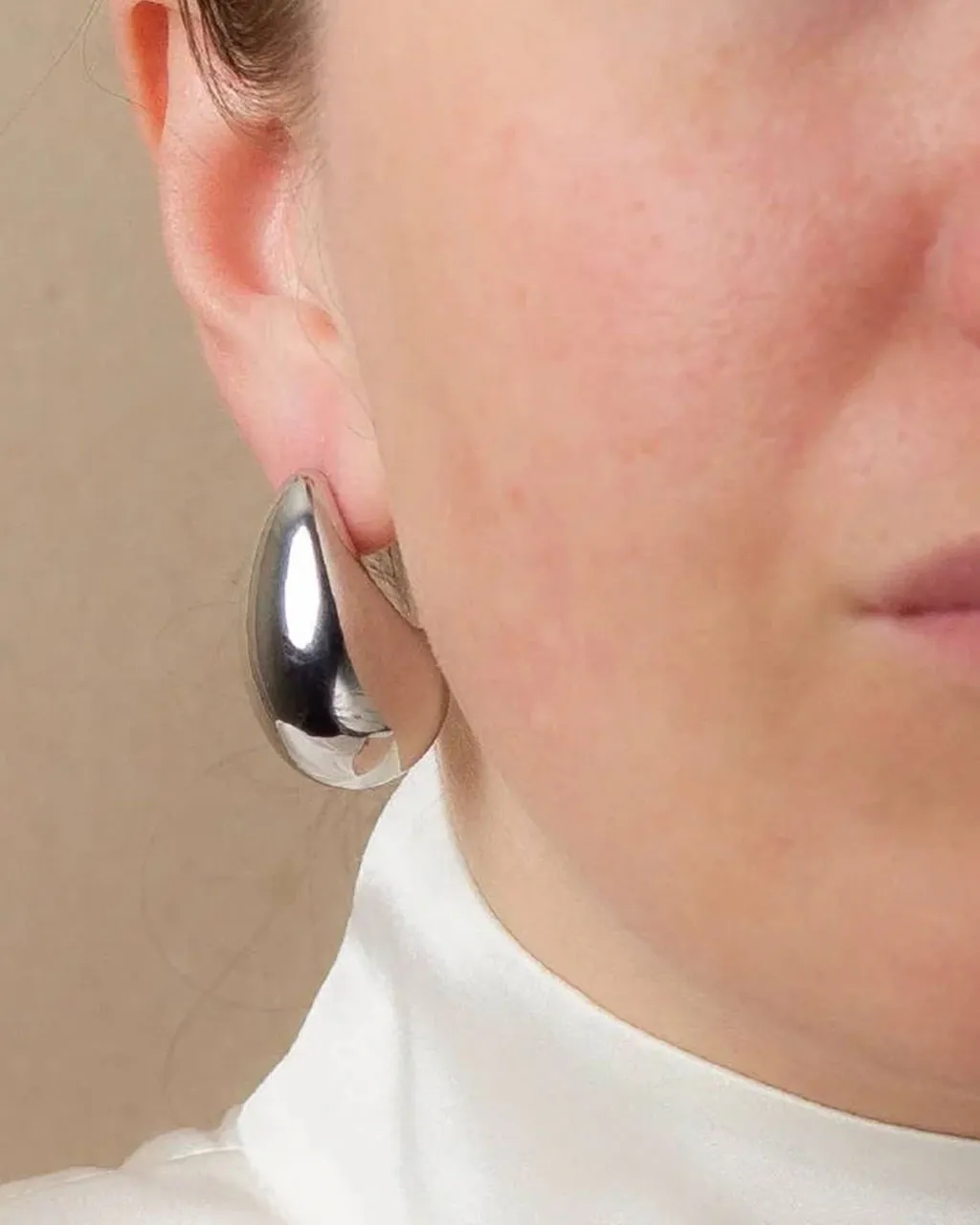 Drop Stud Earring - Silver sold by ban.do product image thumbnail 2