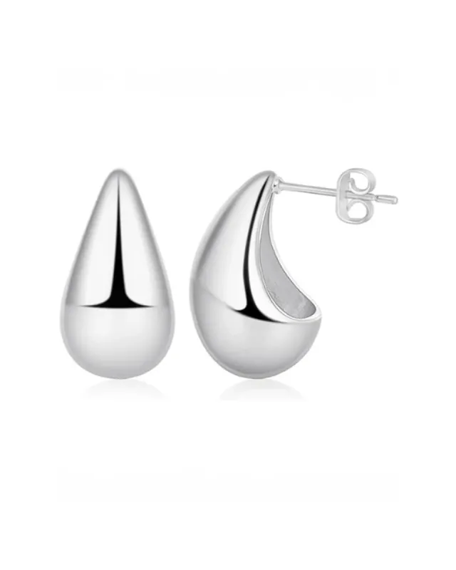 Drop Stud Earring - Silver made by ban.do