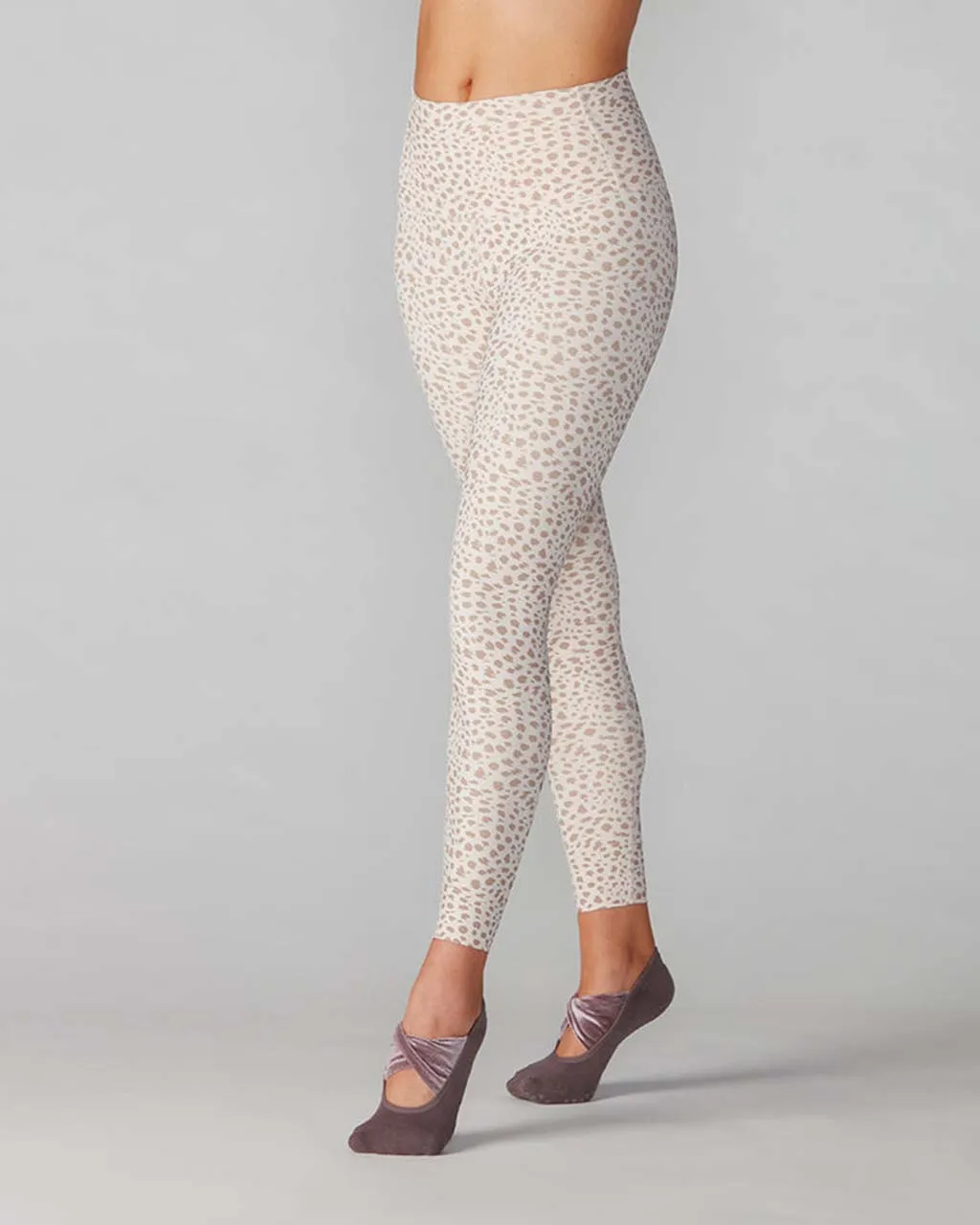 High Waisted 7/8 Legging - Dune Lynx sold by ban.do