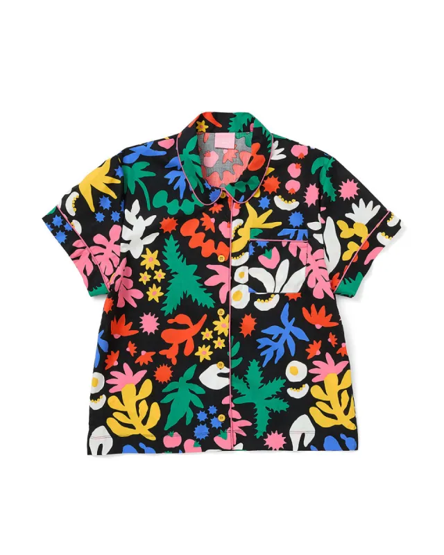 Short Sleeve Leisure Top - Flower Power sold by ban.do