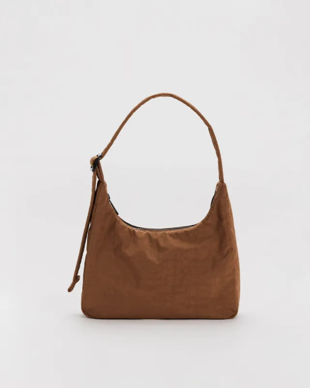 Mini Nylon Shoulder Bag - Brown sold by ban.do