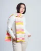 Albers Checkerboard Scarf - Melon Blush sold by ban.do