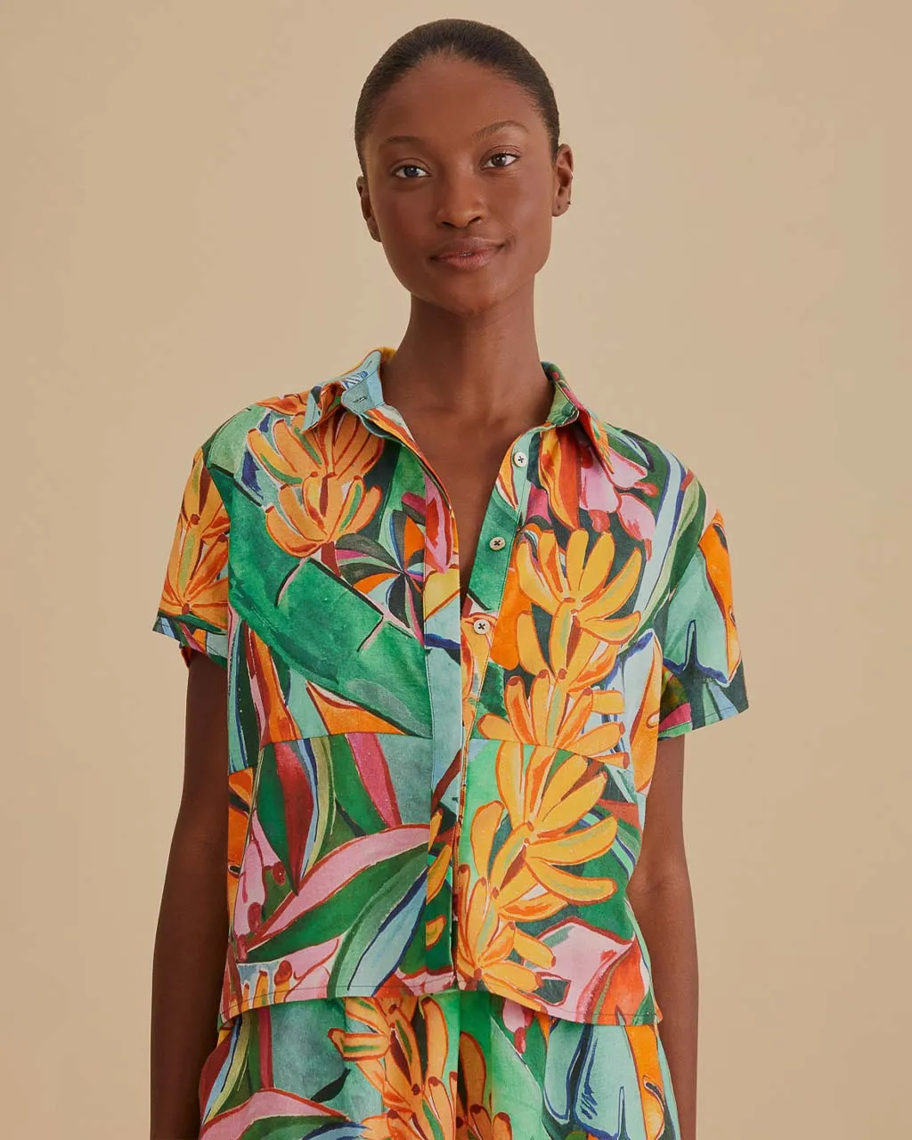 Banana Foliage Shirt sold by ban.do
