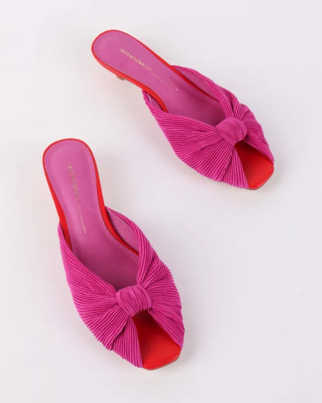Curfew Kitten Heel - Flamingo sold by ban.do