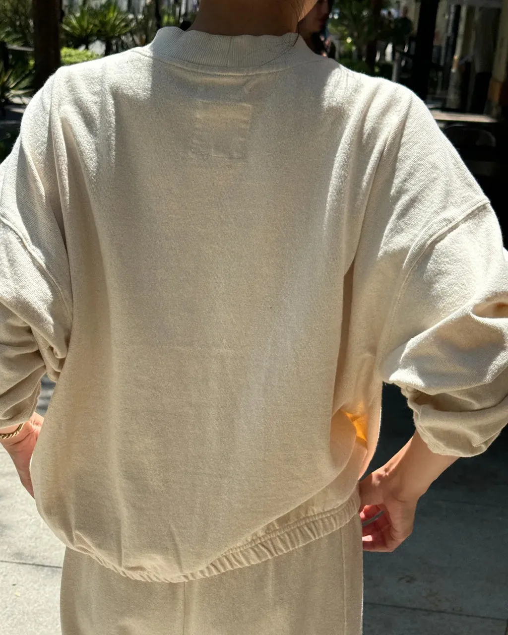 Daisy Long Sleeve Top - Naturel sold by ban.do product image thumbnail 2