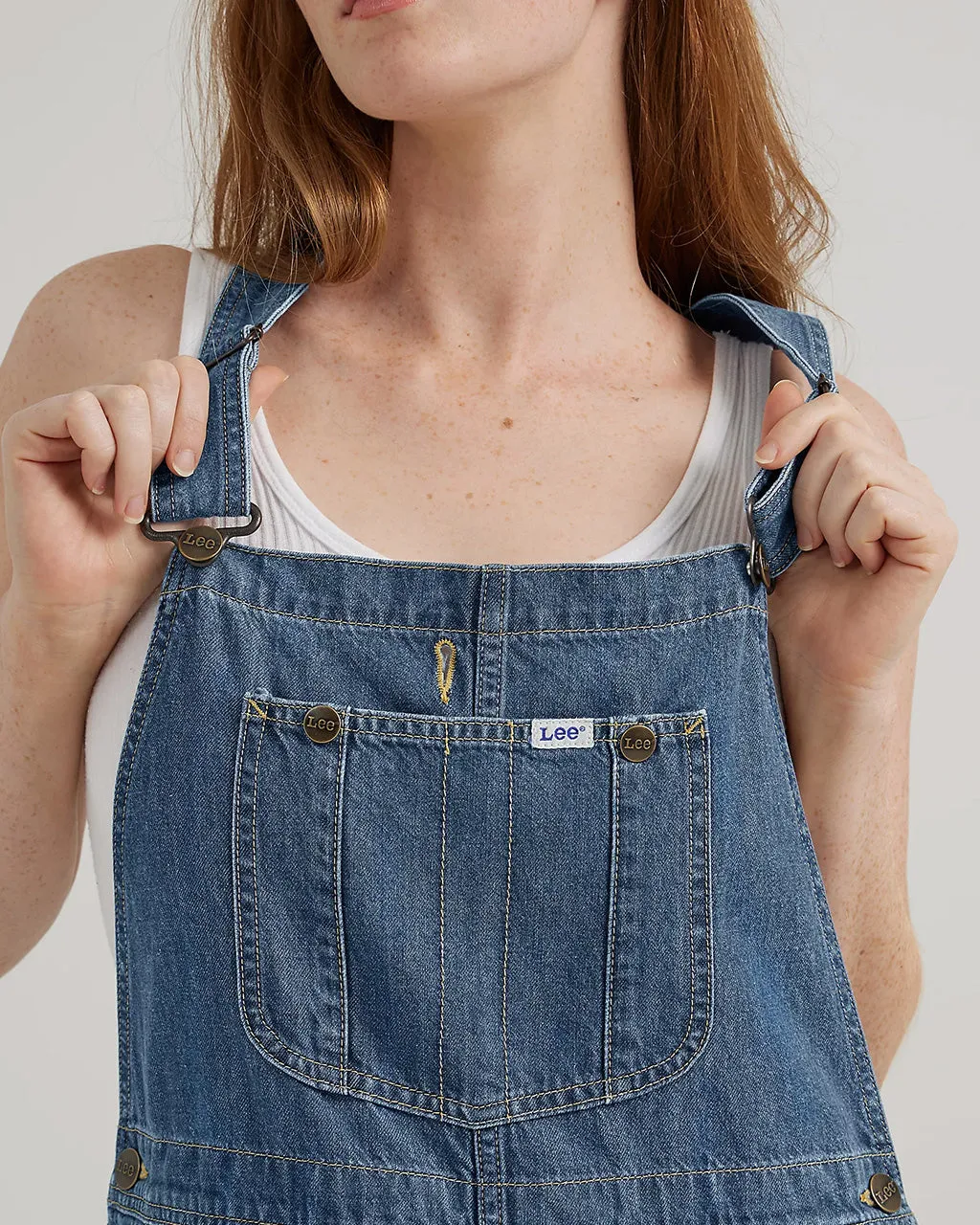 Bib Overalls - Mid Cascade sold by ban.do product image thumbnail 4