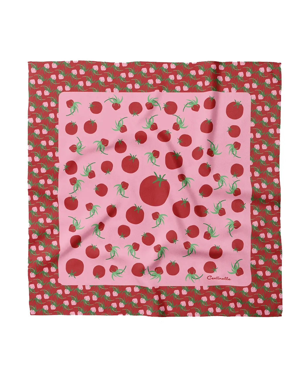 Tomatoes Cotton Silk Bandana sold by ban.do