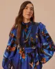 Black Pietra Floral Mini Dress sold by ban.do