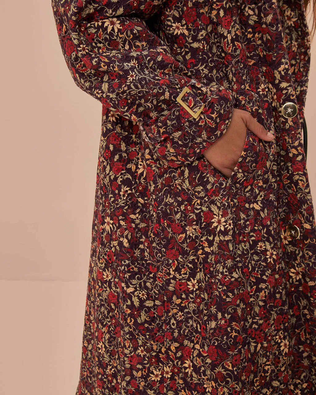 Chelsea Garden Eyelet Trench Coat sold by ban.do product image thumbnail 4