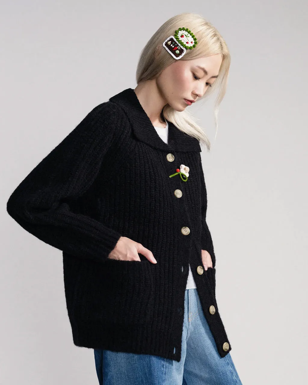 Strawberry Fields Crochet Hair Clips sold by ban.do product image thumbnail 3