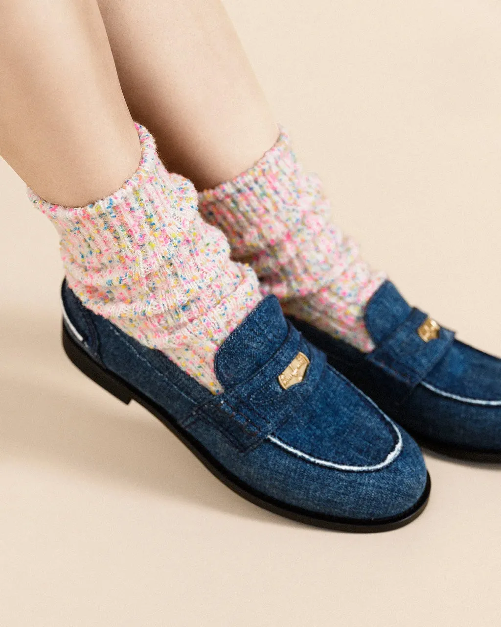 Disco Short Crew Socks sold by ban.do