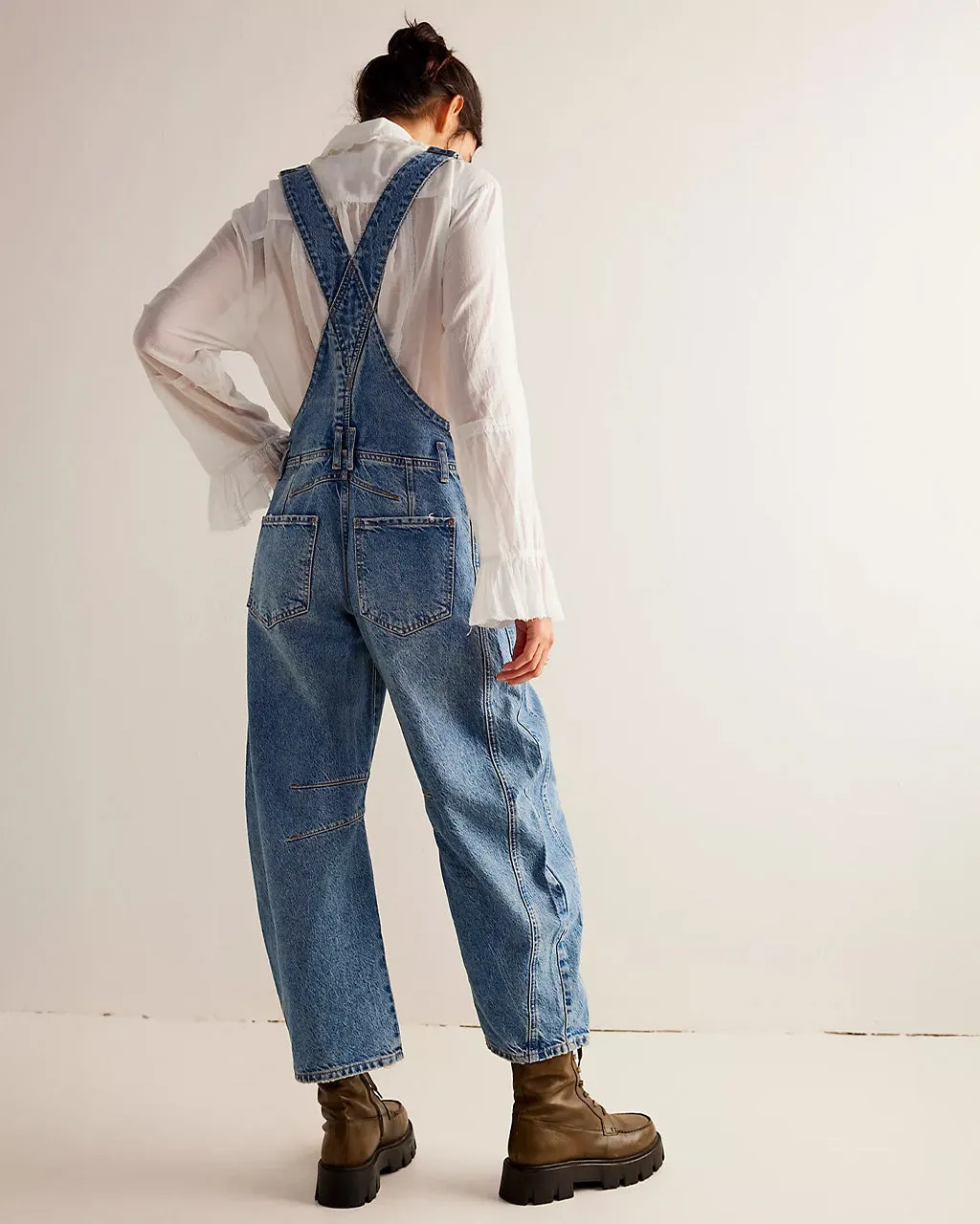 We The Free Good Luck Barrel Overalls - Ultra Light Beam sold by ban.do product image thumbnail 2