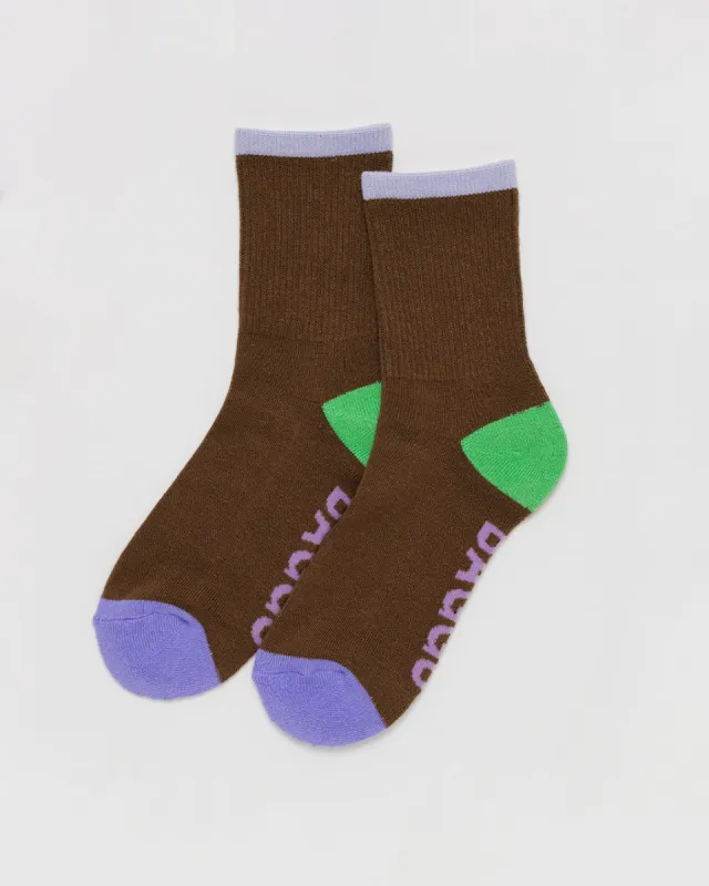 Ribbed Socks - Tamarind Mix sold by ban.do