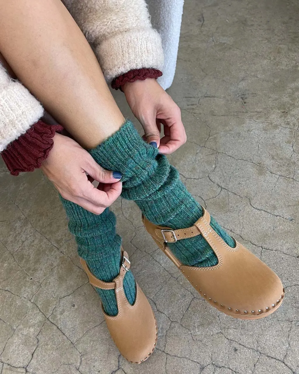 Margot Socks - Emerald sold by ban.do