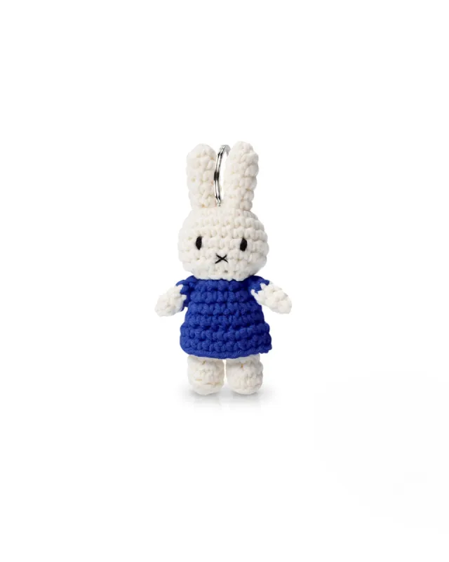 Just Dutch Miffy Keychain - Navy sold by ban.do