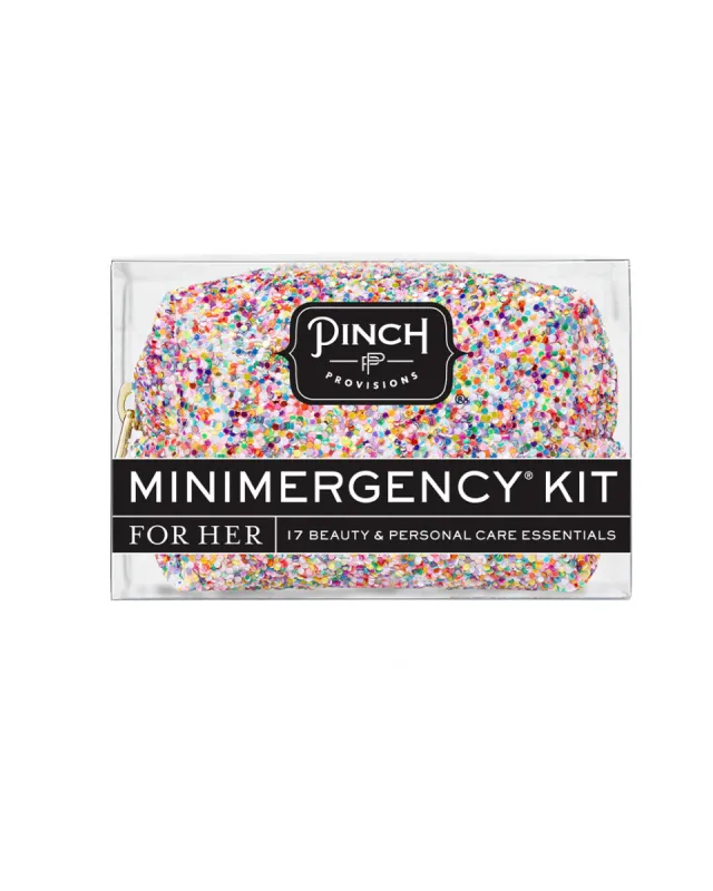 Funfetti Glitter Bomb Minimergency Kit sold by ban.do
