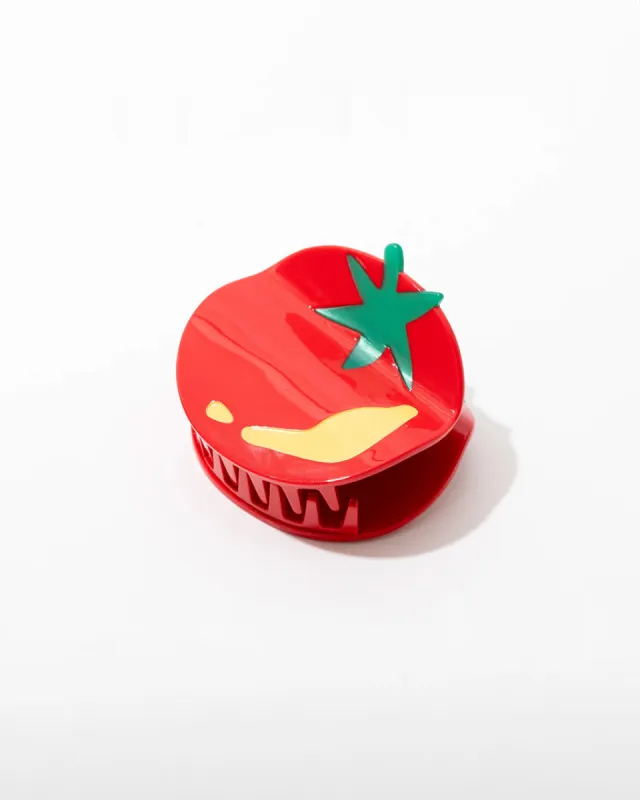 Tomato Hair Claw Clip made by ban.do
