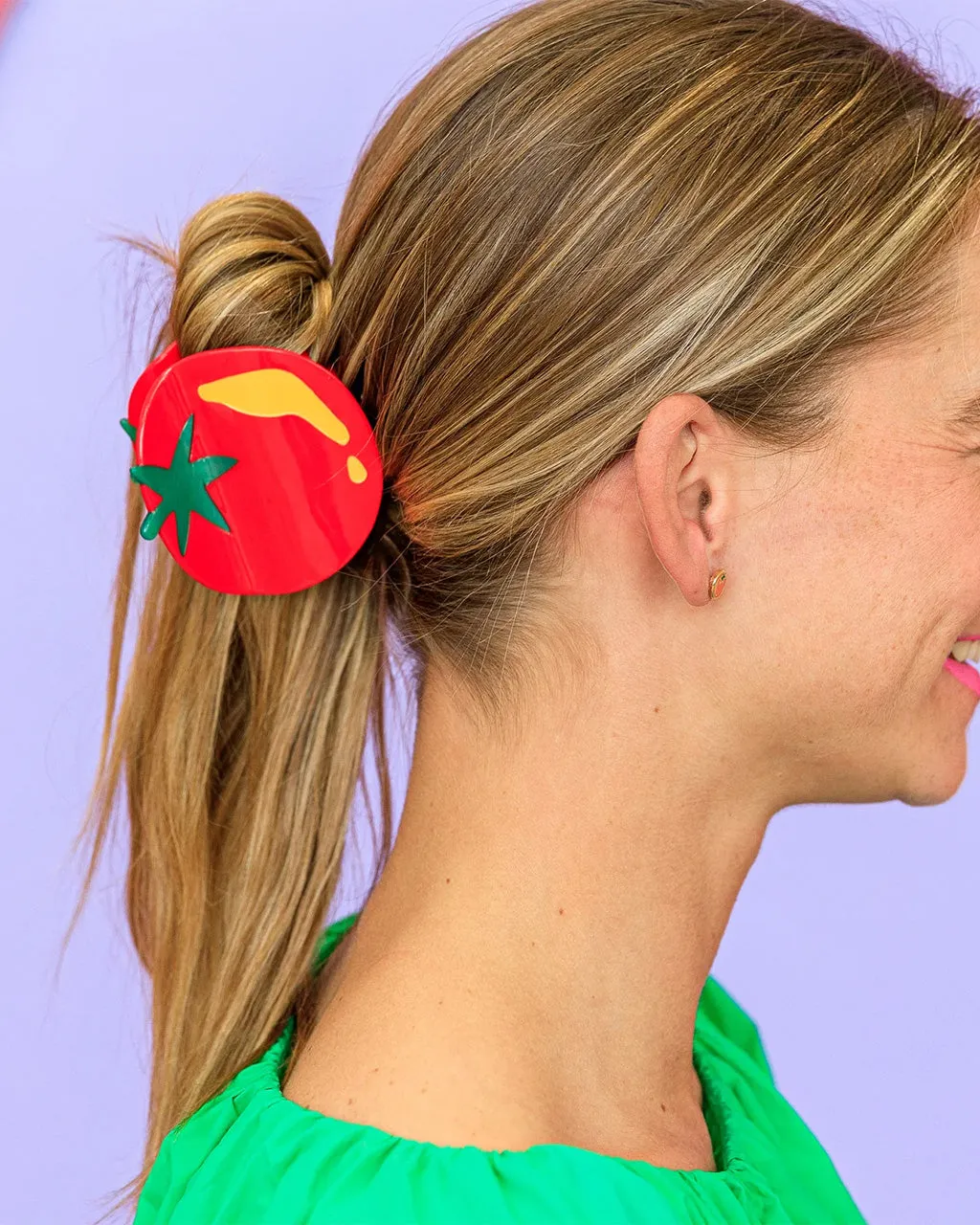 Tomato Hair Claw Clip sold by ban.do product image thumbnail 2