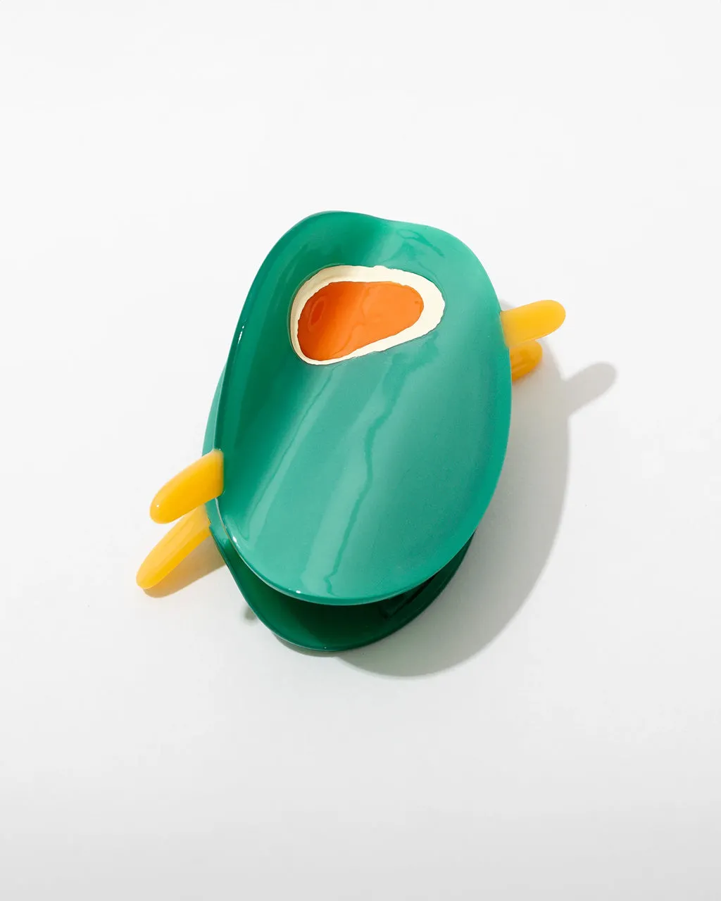 Olive Hair Claw Clip sold by ban.do