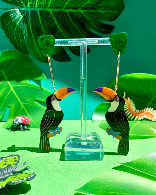 Toucans Earrings sold by ban.do