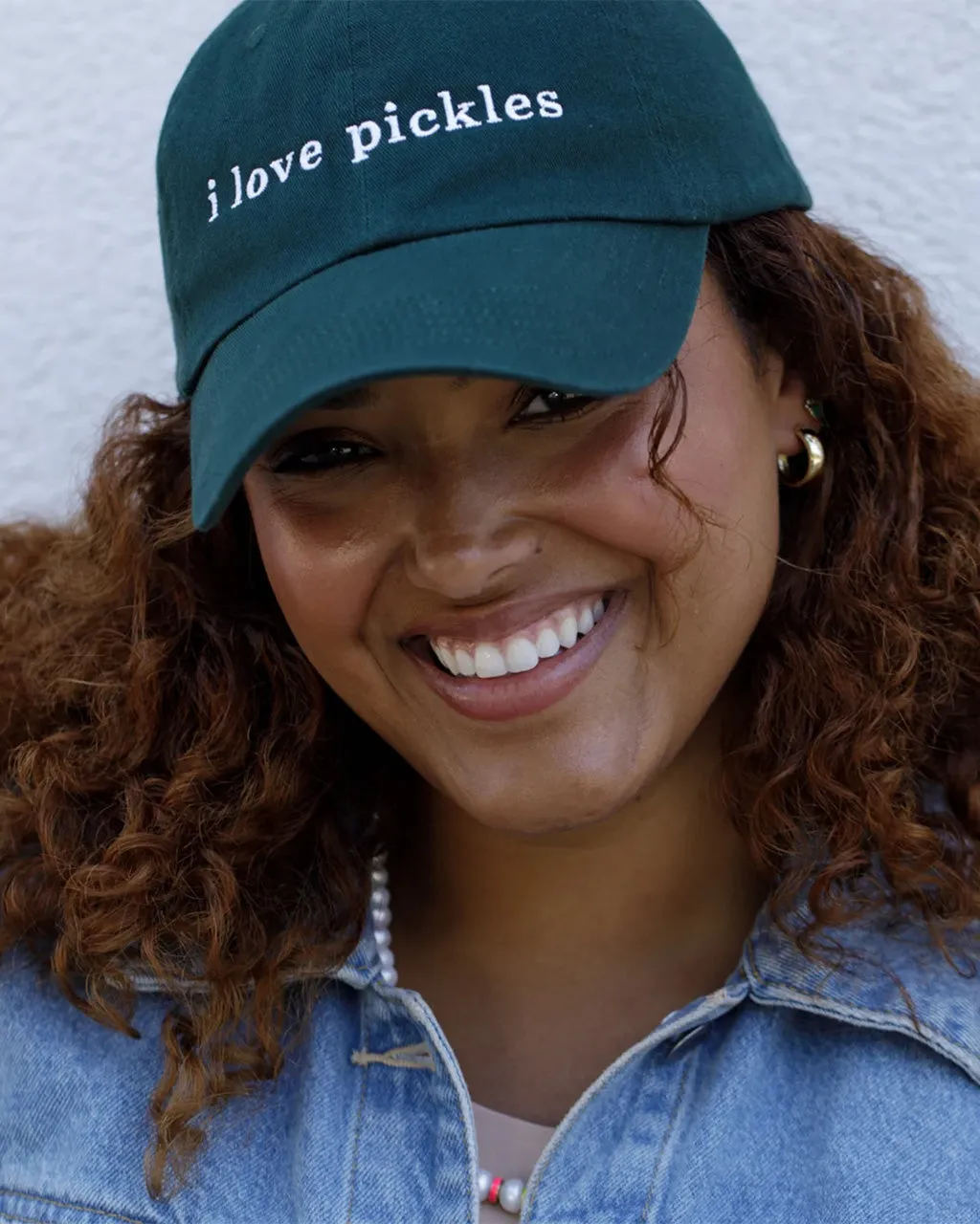 I Love Pickles Baseball Hat sold by ban.do product image thumbnail 2