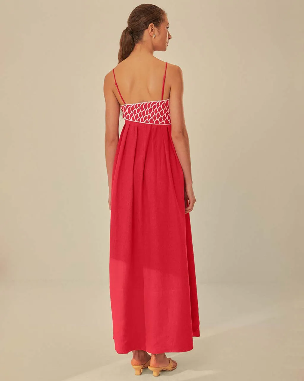 Red Fish Top Maxi Dress sold by ban.do product image thumbnail 2