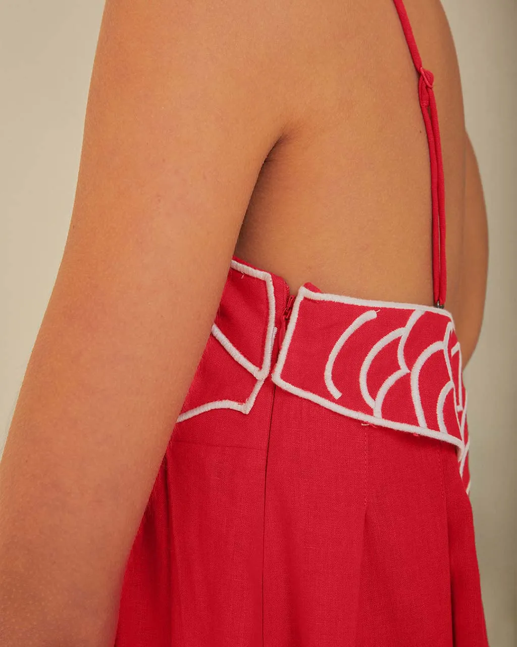 Red Fish Top Maxi Dress sold by ban.do product image thumbnail 4