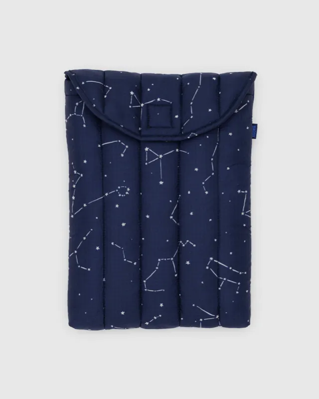 Puffy Laptop Sleeve 13" - Constellation Midnight sold by ban.do