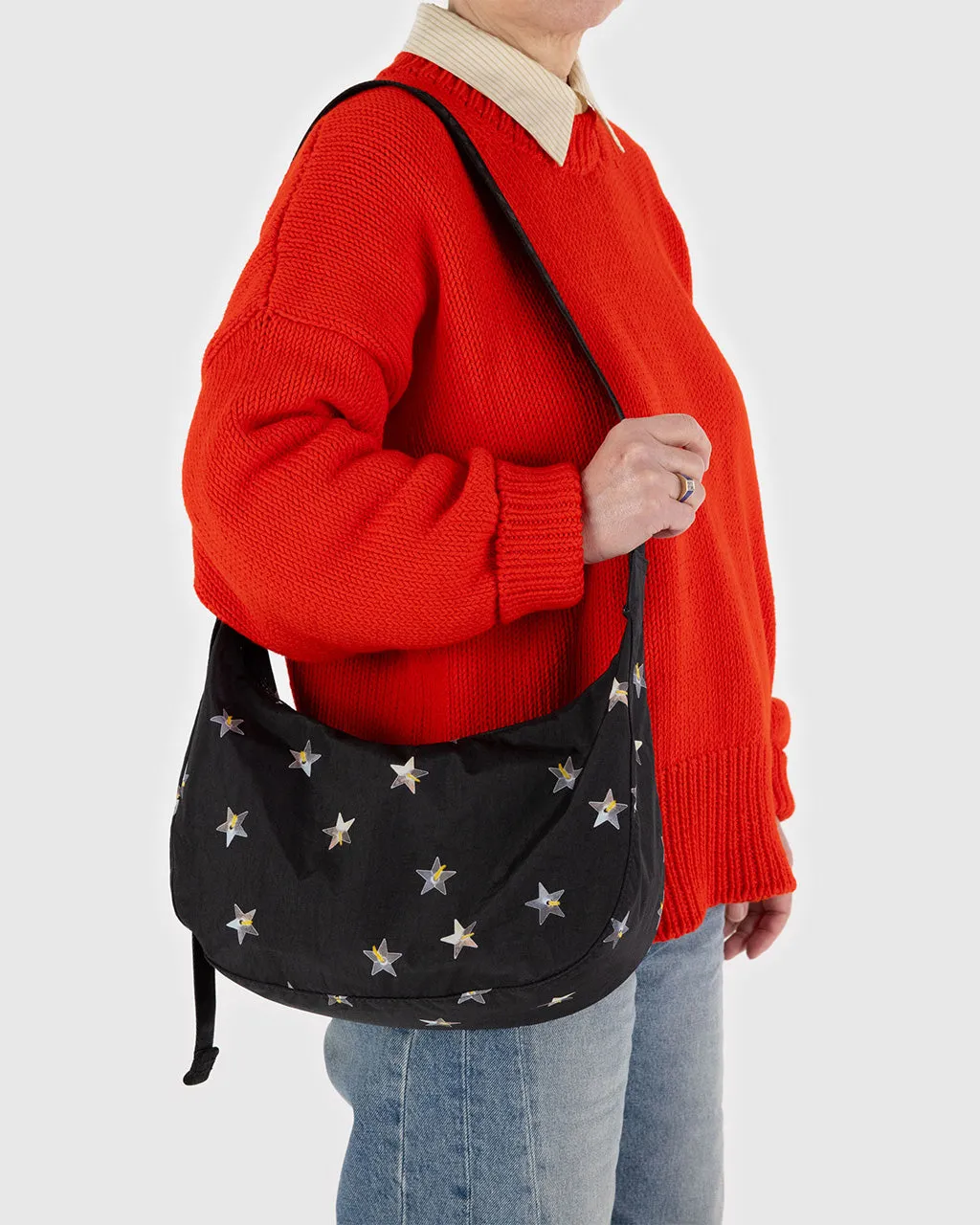 Medium Nylon Crescent Bag - Stars sold by ban.do product image thumbnail 2