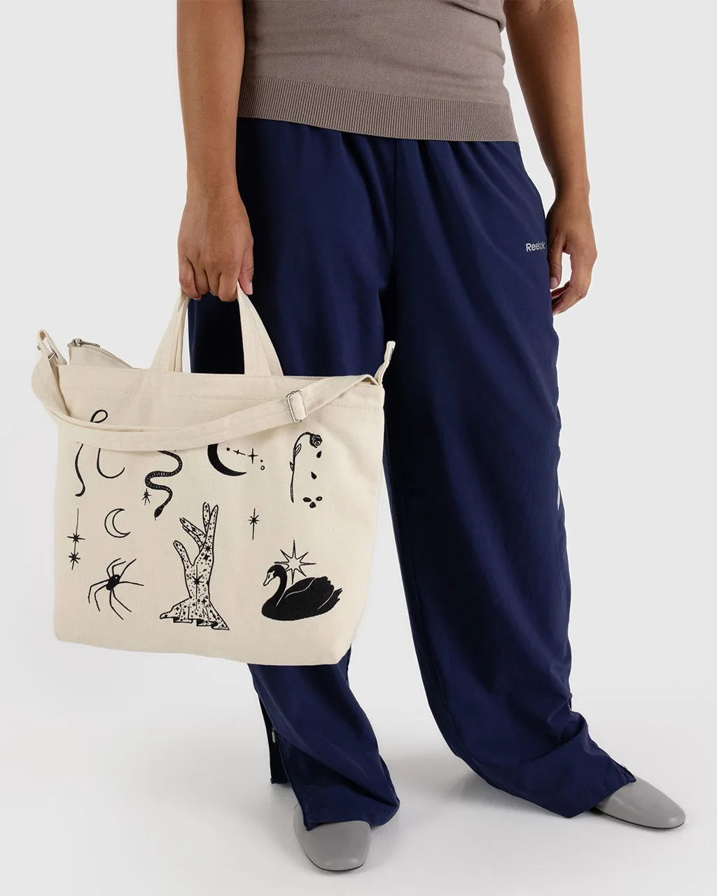 Horizontal Zip Duck Bag - Embroidered Ballet Icons sold by ban.do product image thumbnail 2