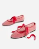 Valley Mesh Ballet Flat - Cherry sold by ban.do