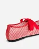 Valley Mesh Ballet Flat - Cherry sold by ban.do