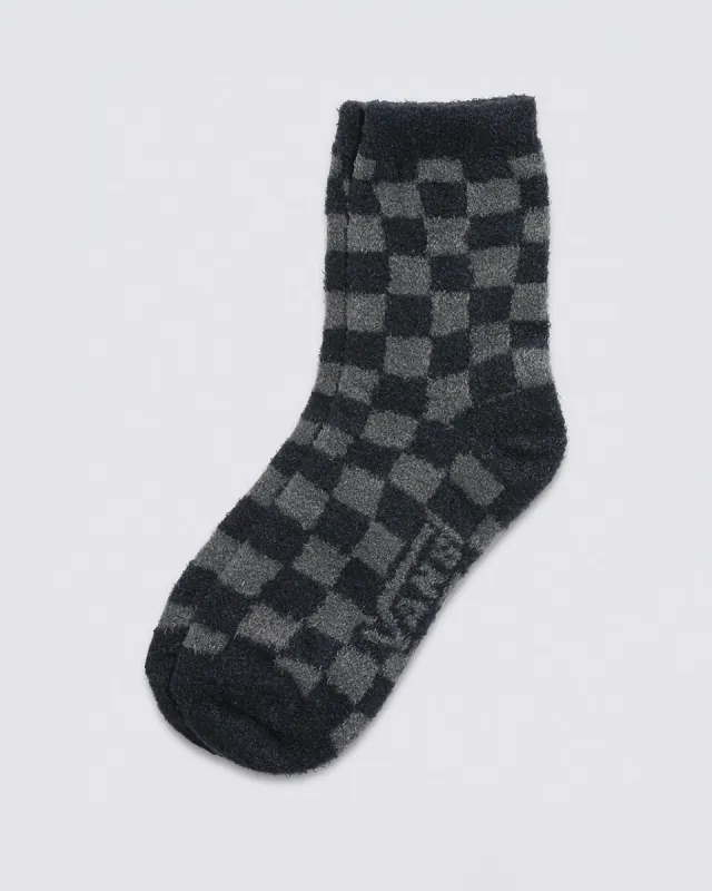 Court Half Crew Socks - Black sold by ban.do
